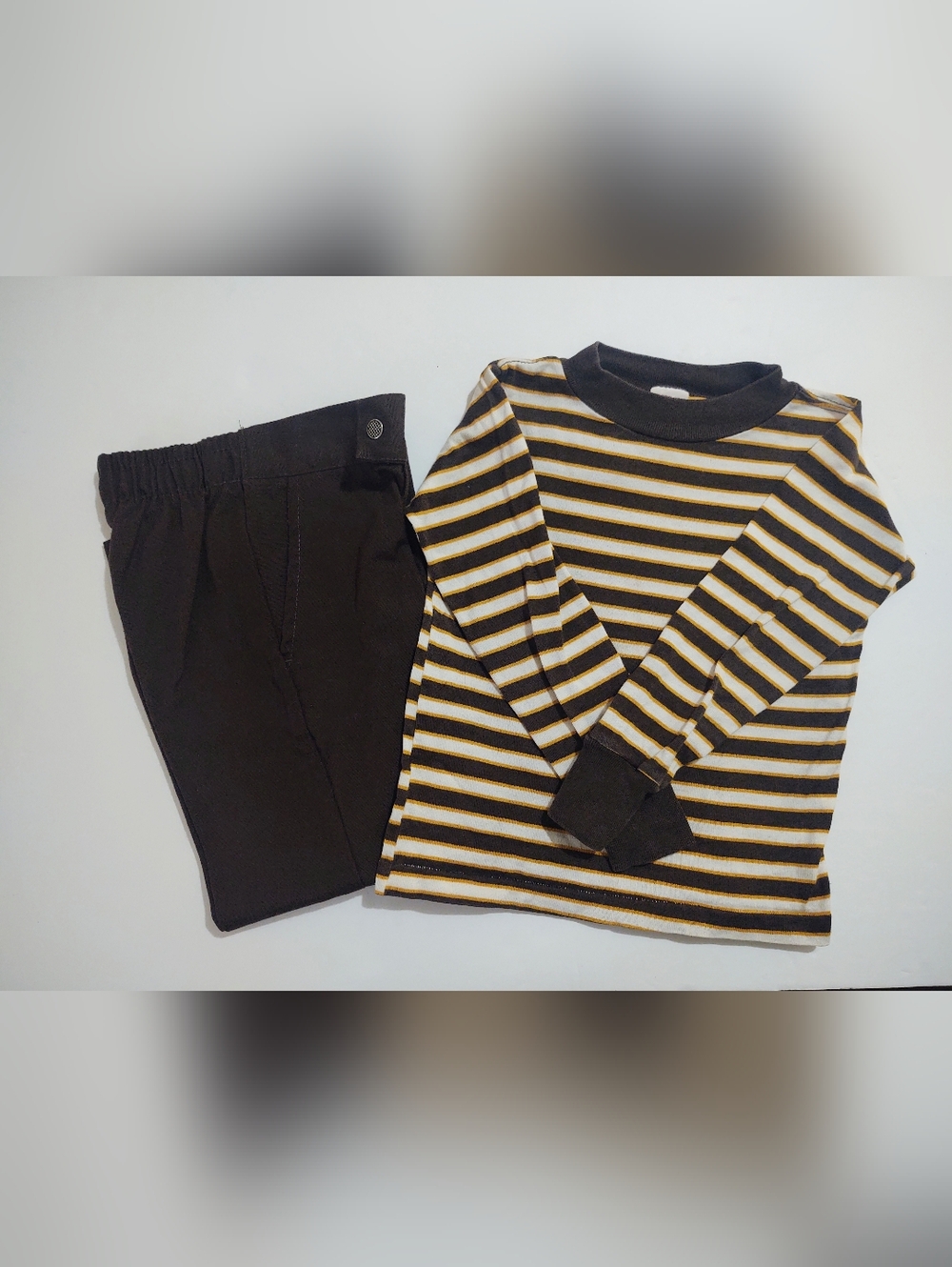Vtg 70's Buster Brown Outfit Sz 4 & 5